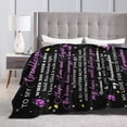 thumbnail image 4 of LHSHID Christmas Birthday Gifts Blanket Flannel Soft and Comfortable Anti static Bed Sofa Blanket 50x60in, 4 of 5