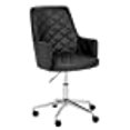 thumbnail image 3 of Sunpan Chase 17-21" Transitional Faux Leather Office Chair in Black, 3 of 7