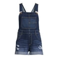 thumbnail image 5 of No Boundaries Juniors' Relaxed Boyfriend Shortalls, 5 of 5