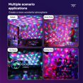 thumbnail image 4 of Luz de Bola de Discoteca HOVOYNN Pack 2 Recargable con Activación por Sonido, 4 of 8