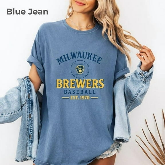 Vintage Milwaukee Baseball 90s Style Sweatshirt, Baseball Team Shirt, Milwaukee Game Day Tee, Throwback Milwaukee Shirt