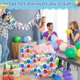 thumbnail image 6 of 2 Pcs Happy Birthday Drawstring Gift Bags 20 x 28 Inch Extra Large Baby Shower Bags Reusable Fabric Colorful Wrapping Pouches for Gender Reveal Supply Decor(Multicolor,Birthday Balloon), 6 of 6