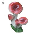 thumbnail image 2 of Naierhg Garden Figurine UV Resistant Resin Mushroom Statue Succulent Bonsai Decor for Home, 2 of 8