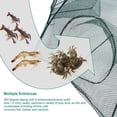 thumbnail image 2 of Fishing Bait Trap Crab Net Crawdad Shrimp Cast Dip Cage Fish Minnow Foldable NEW, 2 of 12