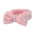 thumbnail image 1 of Bonita banda de peluche para lavarse la cara, banda para el cabello, mascarilla de maquillaje, funda a prueba de humedad, artefacto, toalla, anillo para el cabello, cuerda para la cabeza para mujer, 1 of 6