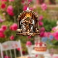 thumbnail image 4 of RKSTN Hanging products Nativity Ornaments Sublimation Unique Christmas Decor Christ Baby Mary Design Gift Christmas Tree Decoration, 4 of 7