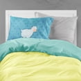thumbnail image 2 of Polkadot Sheep Lamb Watercolor Fabric Standard Pillowcase, 2 of 2