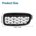 thumbnail image 3 of No.51130054493/51130054494 Front Hood Bumper Grille Grill for BMW 3 Series Left and Right 1 Pair Black, 3 of 6
