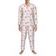 thumbnail image 3 of Balery Cute Pig Pijama para Hombre de Dos Piezas con Manga Larga, Conjunto de Dormir y Descanso Suave con Bolsillos-Large, 3 of 7