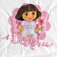 thumbnail image 2 of Popfunk Dora The Explorer A-Dora-Ble! Unisex Adult T Shirt, White, 3X-Large, 2 of 5