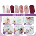 thumbnail image 3 of Bienvenido Pegatinas de uñas Envolturas completas Tiras de esmalte de uñas, Calcomanías autoadhesivas para decoración de uñas de gel para mujeres y niñas, 3 of 5