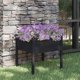 thumbnail image 2 of Cama de jardín elevada VidaXL de madera maciza de pino negro, 70 x 70 x 70 cm, 2 of 7