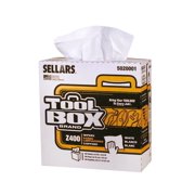 Sellars Toolbox Z400 Interfold 100/Box White 8.5"X16.5" Sht 8/Cs