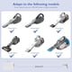 thumbnail image 4 of Cargador para aspiradora de mano Black and Decker, adaptador compatible con aspiradoras Black and Decker HHVJ315JD10 / HHVJ315JMF71 / HHVK320J61 / HHVK320J10 90602522-01 N561340 Cable de alimentación, 4 of 5