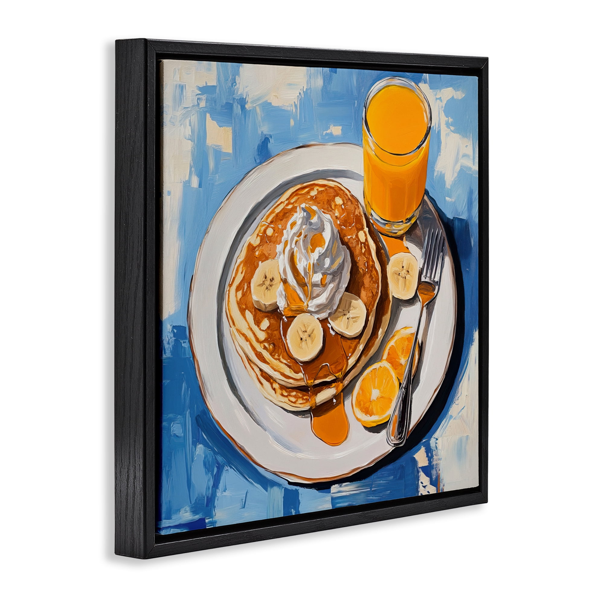 Stupell Industries Banana Bliss Sunshine Black Framed Floater Canvas Wall Art, design by Tina LeCour