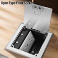 thumbnail image 3 of Kit De Caja De Enchufe De Escritorio, Instalación De Tornillo De Uso Versátil, Salida Empotrada Doble De 3 Clavijas Para Dormitorio, Sala De Estar, 3 of 7