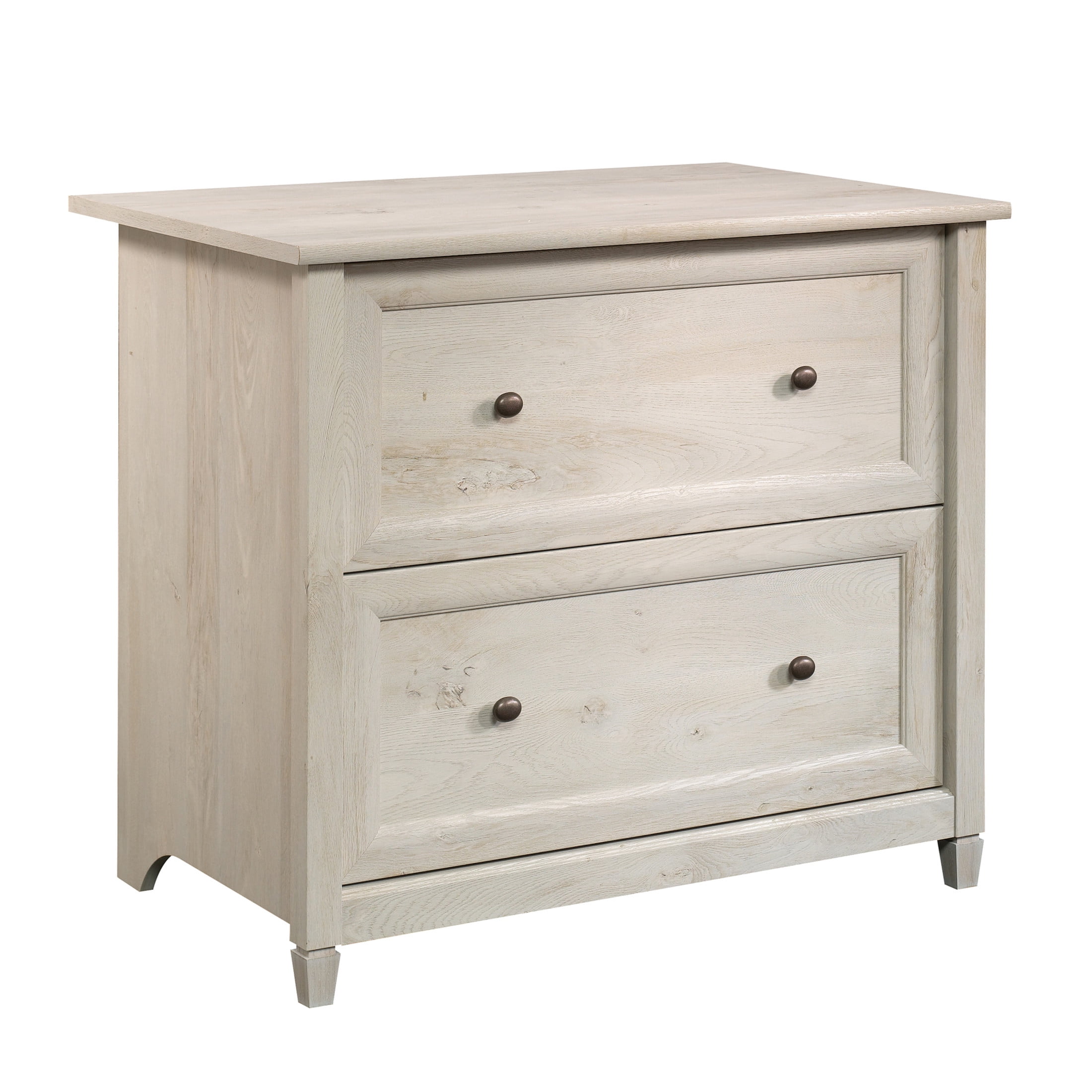 Sauder Edge Water 2-Drawer File Cabinet, Chalked Chestnut Finish