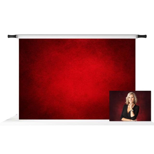 Telón de fondo fotográfico Kate Red, 2,1 x 1,5 m, retratos vintage