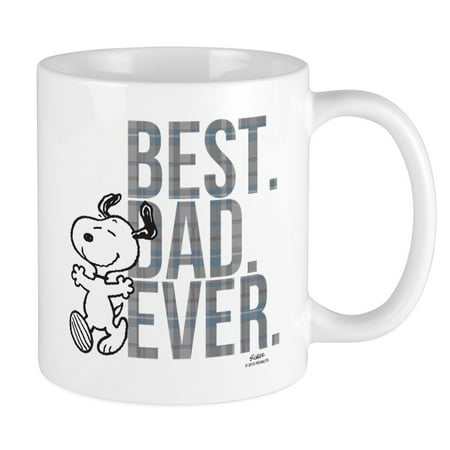 CafePress - Snoopy Best Dad Ever Mug - Unique Coffee Mug, Coffee Cup (Best Unique Names Ever)