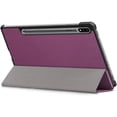 thumbnail image 3 of Epicgadget Case for Samsung Galaxy Tab S8 Plus/ Galaxy Tab S8+/ Galaxy Tab S7 FE/ Galaxy Tab S7 Plus Android Tablet 12.4” Auto Wake/Sleep Lightweight Slim Tri-fold Stand Folio Cover Case (Purple), 3 of 7