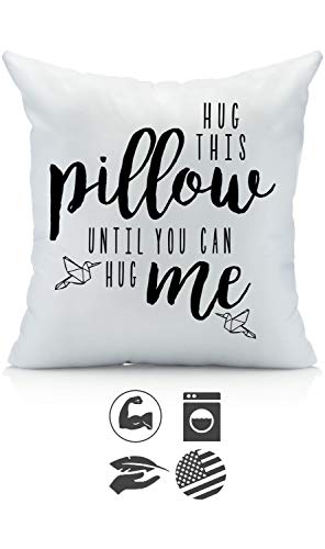 hug this until you can hug me pillow