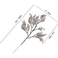 thumbnail image 2 of 6pcs Peacock Artificial Flowers Silk Babys Breath Gypsophila 19.7" for Home Kitchen Decor, 2 of 5