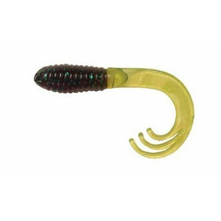 Big Bite Baits Creature Bait Triple Tip Grub Fishing Lure - 2 Qty 15 Panfish