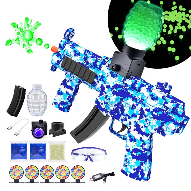 TANSAR Glow in The Dark Gel Balls Blaster, Shooting Games Outdoor