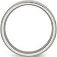 thumbnail image 2 of Titanium Polished 8mm Ridged Edge Band (Size 14.5) Made In China tb36-14.5, 2 of 5