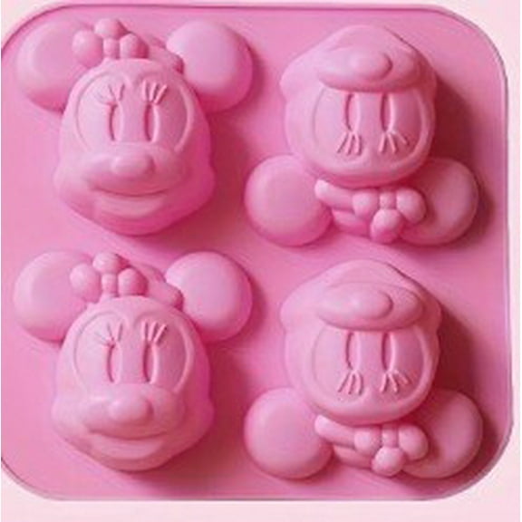 Candyland Crafts Minnie Silicone Mold 4 cavity , candy making, ice molds