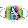 thumbnail image 7 of YOUI-GIFTS Little Girls Colorful Unicorn Crossbody Purse Cute Cartoon Shoulder Handbag for Toddlers Kids, 7 of 7