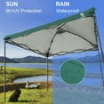 thumbnail image 5 of 10x10 Pop Up Canopy Replacement Top Cover with Air Vent for Straight Leg Canopy Tent, Waterproof for Outdoor Garden Patio Camping Sun Shade(Top Only) (Green, 1), 5 of 7
