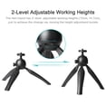thumbnail image 4 of FlyFlise Mini Tabletop Tripod 2-Level Adjustable Working Heights 1/4, 4 of 8