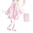thumbnail image 4 of Newborn Bathrobe Pure Cotton Thickened Baby Photo Bathing Suits Photo Garment (Pink Suitable for 0-1 Month Baby), 4 of 4