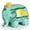 Glazed Turquoise, variant on Ceramic Elephant Piggy Bank Flowering Red Hand-Painted Decorative Money Container