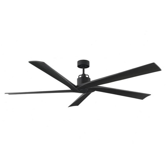 70 inch 5 Blade Ceiling Fan-Midnight Black Finish Bailey Street Home 96-Bel-4490044