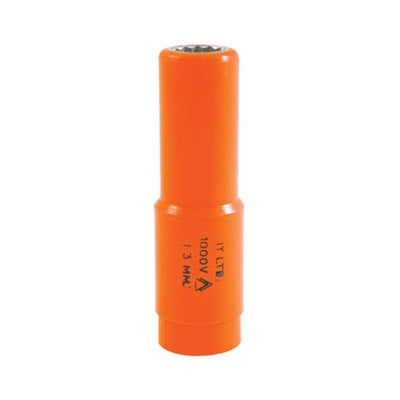 

Jameson JT-SK-01381 1000V Insulated Deep Socket 1/2in drive x 13mm