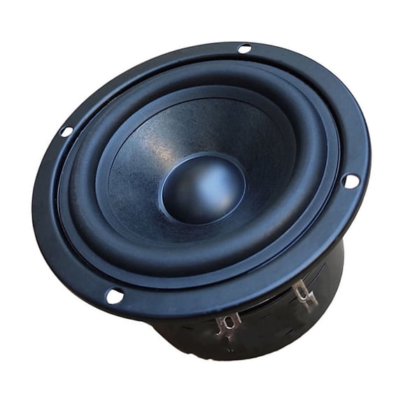 Round 3Inch Bass Speakers HiFi Stereo Systems With Glass Fiber Woven Woofer Metal Rubber Construction