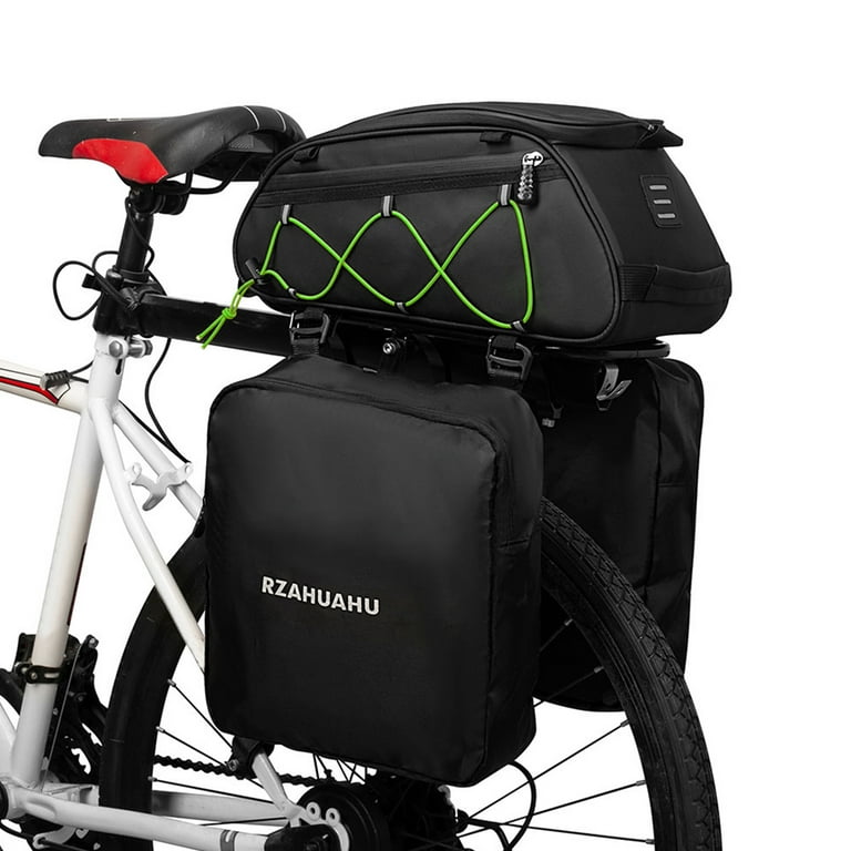 RZAHUAHU Bike Bag Bike Pannier Bag Waterproof Bike Saddle Bag Extensible Bicycle Rear Seat Bag Bag for Riding Cycling - Walmart.com