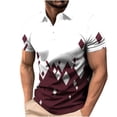 thumbnail image 5 of Ceisia Men's Loose Fit Short Sleeve T-Shirt Stylish Multi-Pattern Design Spring Summer Shirt Gift, 5 of 8