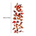 thumbnail image 6 of EUDIDV Maple Leaf Garland - Halloween and Thanksgiving Decor, Artificial Realistic Fall Foliage Hanging Vine for Indoor/Outdoor Party, Wedding/Fireplace Decoration with Hanging Hook, 6 of 6
