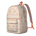 thumbnail image 2 of Sophisticated Boho Style Backpack: Ladies Bohemian Bag with Front Pocket, Practical & Lightweight, Excellent Gift for School, University, Commute, Work, Travel, Vacation & Modern Women., 2 of 5