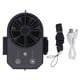 thumbnail image 2 of Ventilador De Cintura, Ventilador De Cinturón Ajustable De 4 Velocidades Recargable Con USB Con Luz LED Para Actividades Al Aire Para Acampar, 2 of 7