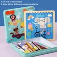 thumbnail image 2 of Rompecabezas De Madera De Animales, Juego De Bloques De Dibujos Animados, Juguetes De Clasificación Y Apilamiento, Juguetes Educativos Para Edades Tempranas En Edad Preescolar, Regalo Cateissary FN005824-00, 2 of 6
