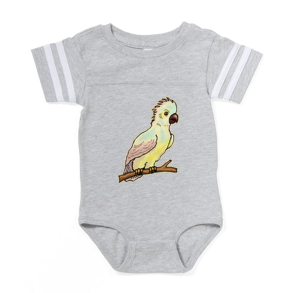 CafePress - FIN Leadbeaters Cockatoo2 - Cute Infant Baby Football Bodysuit