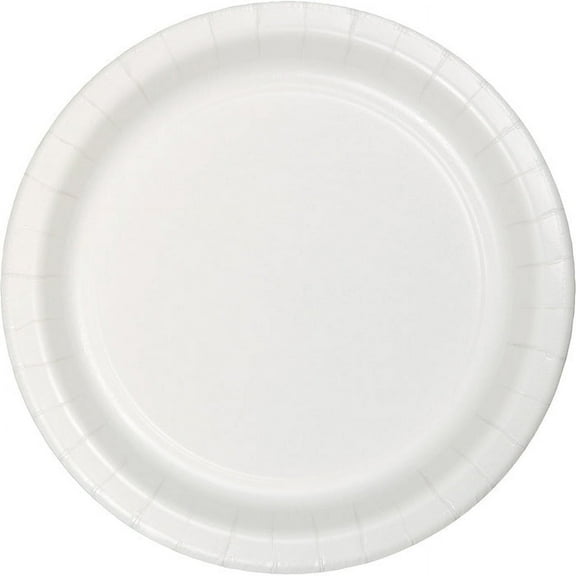 96 Count Bulk Pack White Value Friendly Dessert Plates