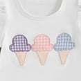 thumbnail image 5 of KEXE Cute Toddler Girl Outfits 4T Girl Clothes Toddler Baby Girl Outfits Summer Clothes Infant Spring Short Sleeve Shirt Tops Cute Shorts Set, 5 of 8