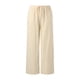 thumbnail image 5 of Pantalones de cintura alta y pierna ancha para mujer - Elástico con cordón, pierna recta cómoda, con bolsillos, 5 of 6