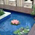 thumbnail image 1 of SKISUNO 1Pack Floating Aquarium Plants EVA Pond Decor Pink, 1 of 6