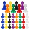 thumbnail image 1 of Miangastore 80pcs Board Game Pieces: Multicolor Plastic Chess Pieces for Board Games - Small Chess Play Components Tabletop Markers Accessories, 1 of 8